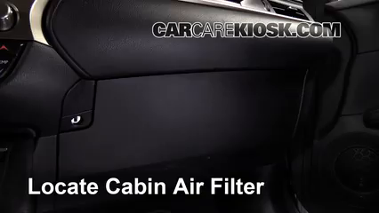 2014 Lexus ES350 3.5L V6 Air Filter (Cabin) Replace